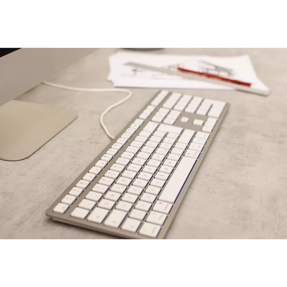 110 Key Slim Wired Scissor Keyboard For Mac System